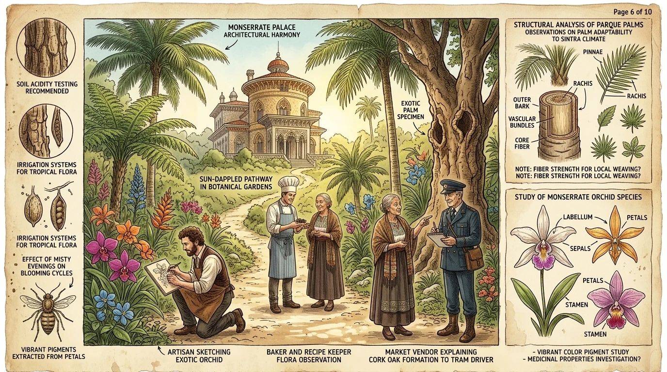蒙塞拉特公园展示了来自世界各地的奇珍异草。这座植物园及其宏伟的宫殿,是建筑与自然美景的完美融合。园中蜿蜒的小径引人探索与发现。 蒙塞拉特公园展示了来自世界各地的奇珍异草。这座植物园及其宏伟的宫殿,是建筑与自然美景的完美融合。园中蜿蜒的小径引人探索与发现。