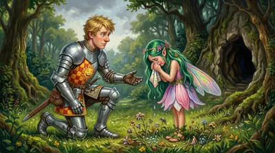 比阿特丽斯解释了这个传说：幽暗石是一颗蕴含巨大悲伤的宝石，能够吸走大地上所有的欢乐。但是，一道阴影掠过雷金纳德的脸庞。