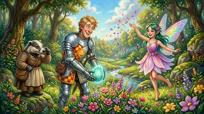 雷金纳德小心翼翼地拿起幽暗石，它现在散发着柔和的温暖，比阿特丽斯把它放进了她的背包。他们感谢了格里芬，然后匆匆赶回埃拉拉的山谷。