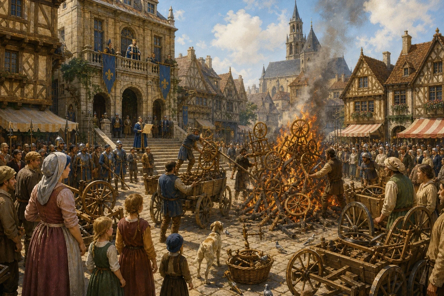 To save his beloved daughter, the king gave a desperate command: every spinning wheel and spindle in the whole kingdom was to be gathered up and destroyed, so… To save his beloved daughter, the king gave a desperate command: every spinning wheel and spindle in the whole kingdom was to be gathered up and destroyed, so…