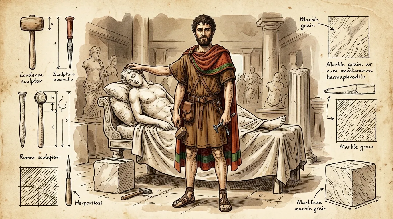 Sleeping Hermaphroditus by Polycles (Rome, Italy — c. 2nd Century AD) — 图书封面 — Wonder Arts