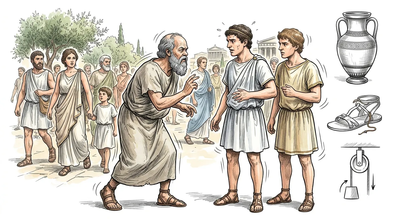 Driven by the Oracle's enigma, Socrates developed his distinctive method of inquiry: the Socratic method. He would engage anyone in conversation, from statesmen… Driven by the Oracle's enigma, Socrates developed his distinctive method of inquiry: the Socratic method. He would engage anyone in conversation, from statesmen…