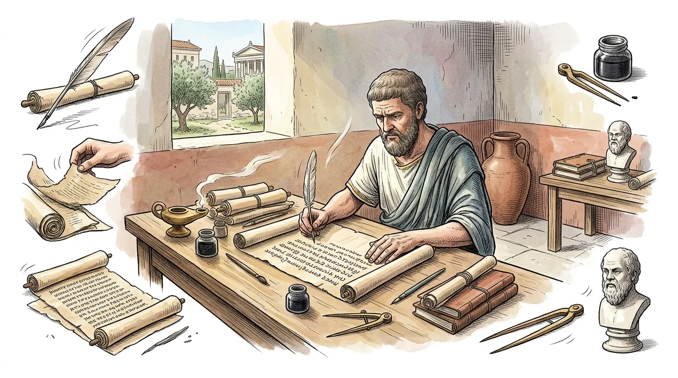 Socrates left no writings, but his legacy was secured through the dedicated efforts of his students, most notably Plato. Socrates left no writings, but his legacy was secured through the dedicated efforts of his students, most notably Plato.