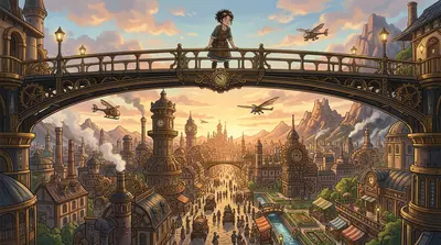 The city of Cadenza hummed with life, a symphony of gears and laughter powering its magnificent clockwork towers. But beneath the polished brass and gleaming… The city of Cadenza hummed with life, a symphony of gears and laughter powering its magnificent clockwork towers. But beneath the polished brass and gleaming…