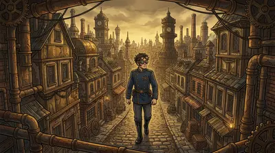 Gregor, unable to shake his unease, decided to personally investigate the gear malfunctions. He descended into the lower districts, a maze of narrow alleyways… Gregor, unable to shake his unease, decided to personally investigate the gear malfunctions. He descended into the lower districts, a maze of narrow alleyways…