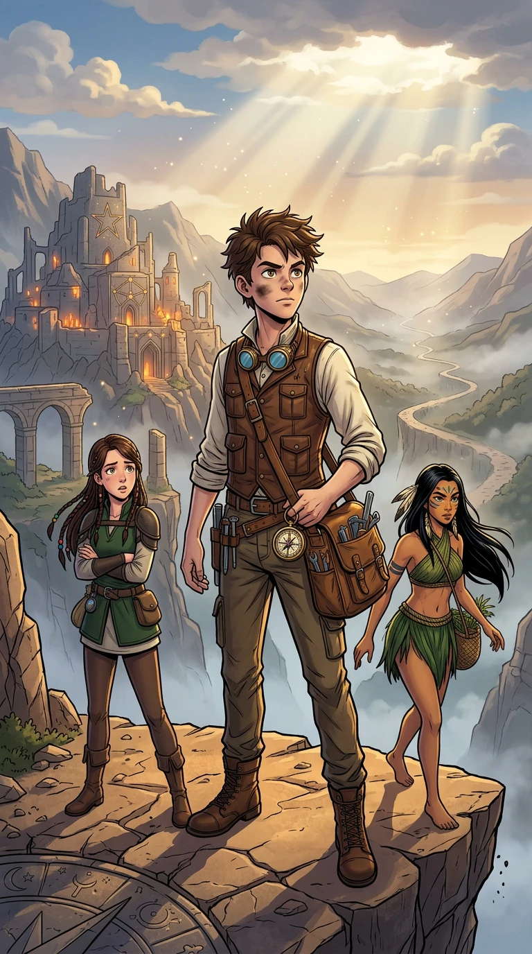 Star Compass and the Lost Zodiac — 图书封面 — Wonder Comics
