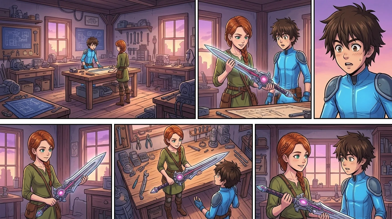 星刃:觉醒 — page 17 illustration — Wonder Books 星刃:觉醒 — page 17 illustration — Wonder Books