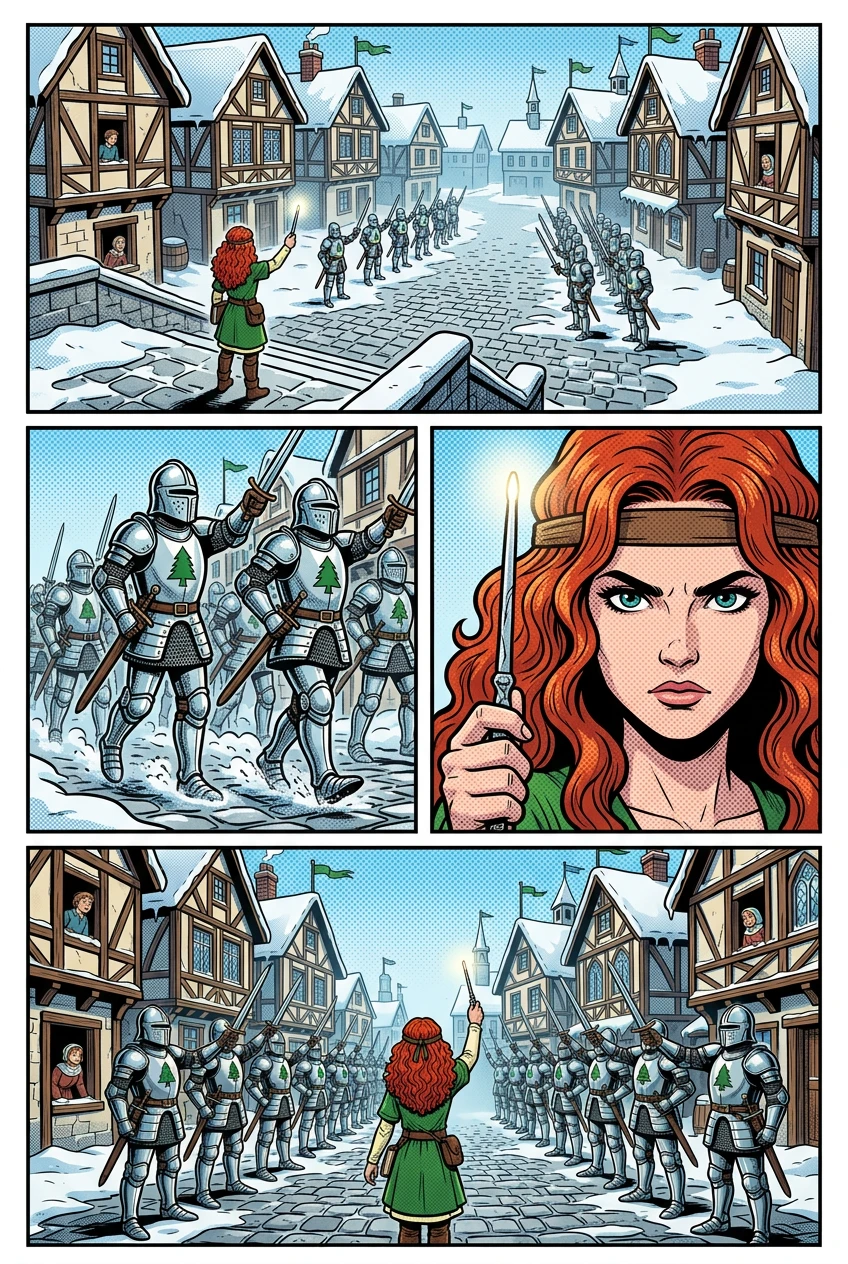 Suddenly, the giant finger tapped the glass. A single crack spiderwebbed across the surface. The snow globe began to tilt. Evergreena was falling. Suddenly, the giant finger tapped the glass. A single crack spiderwebbed across the surface. The snow globe began to tilt. Evergreena was falling.