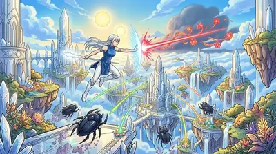 The first wave of Voidbringer ships descended upon Aerilon, their hulls black as night, blotting out the twin suns. Energy beams lanced through the sky, tearing… The first wave of Voidbringer ships descended upon Aerilon, their hulls black as night, blotting out the twin suns. Energy beams lanced through the sky, tearing…