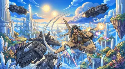 Jax, piloting a modified sky-hopper, weaved through the chaos, drawing the enemy fire. "Remember what old Marius said," he muttered, quoting Marcus Aurelius… Jax, piloting a modified sky-hopper, weaved through the chaos, drawing the enemy fire. "Remember what old Marius said," he muttered, quoting Marcus Aurelius…