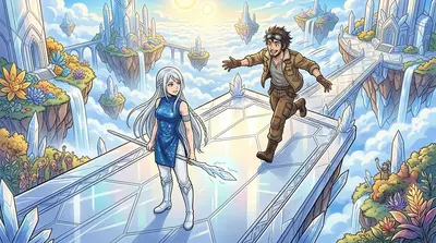 Lyra landed gently, her body exhausted, but her spirit soaring. Jax approached her, his face grinning. "You did it, Lyra! Lyra landed gently, her body exhausted, but her spirit soaring. Jax approached her, his face grinning. "You did it, Lyra!