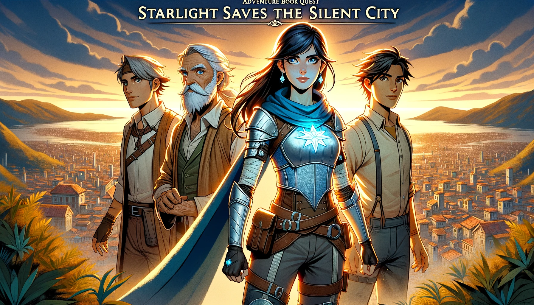 Starlight Saves the Silent City — 图书封面 — Wonder Comics
