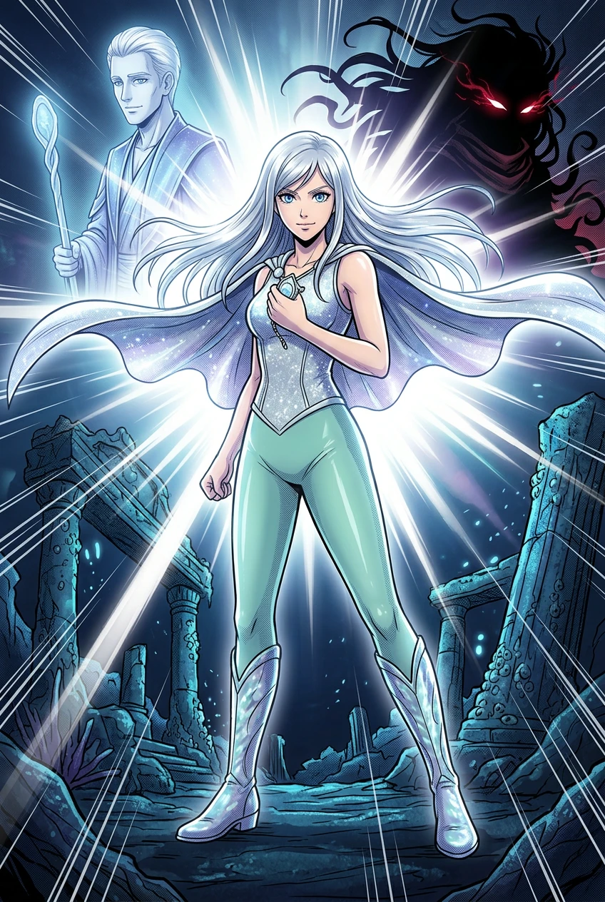 Starlight Saves the Sunken City — 图书封面 — Wonder Comics