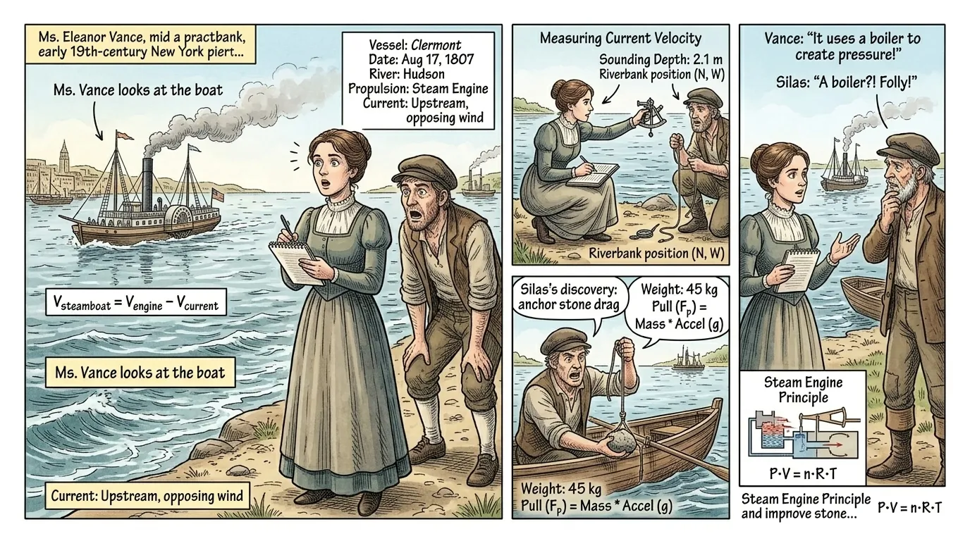On August 17, 1807, the 'Clermont' embarked on its historic journey from New York City to Albany. Public skepticism quickly turned to astonishment as the vessel… On August 17, 1807, the 'Clermont' embarked on its historic journey from New York City to Albany. Public skepticism quickly turned to astonishment as the vessel…