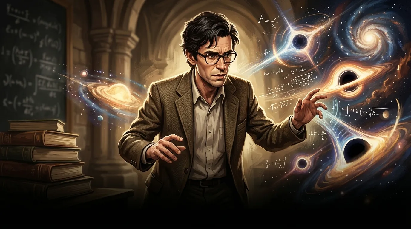Stephen Hawking — غلاف الكتاب — Wonder Science