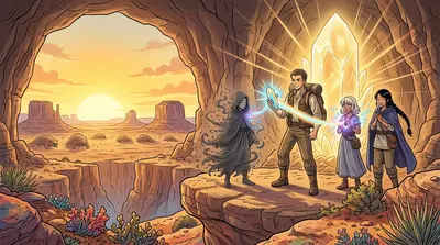 Kai, understanding, redirected the crystal's energy, overloading Elara's gem, and severing the connection. The Sand Eaters, now free, became guardians once… Kai, understanding, redirected the crystal's energy, overloading Elara's gem, and severing the connection. The Sand Eaters, now free, became guardians once…