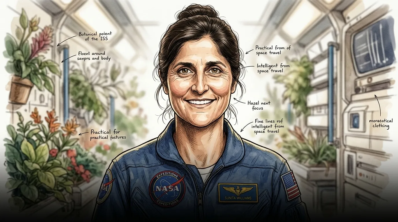 Sunita Williams — غلاف الكتاب — Wonder Science
