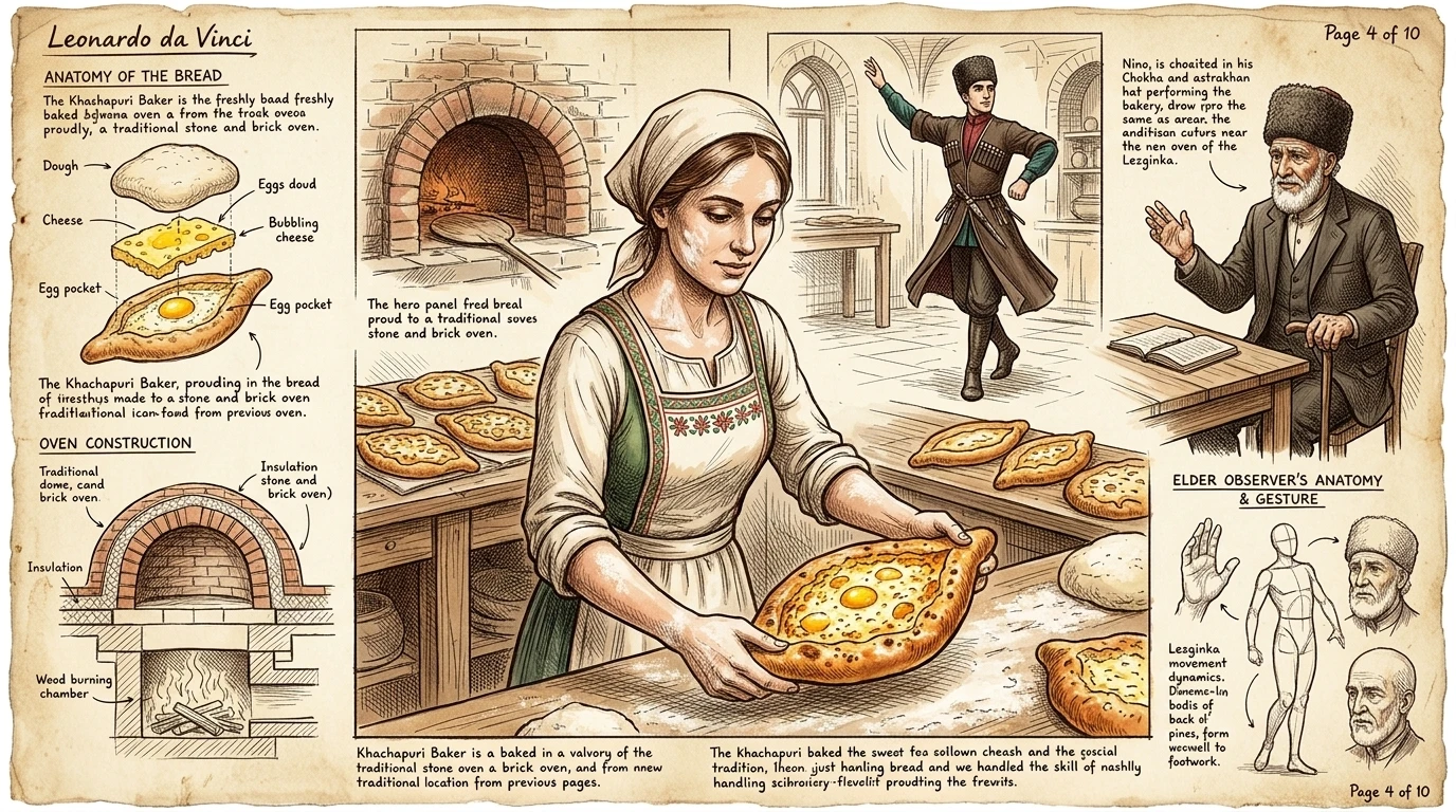 Le Khachapuri, un pain traditionnel géorgien fourré au fromage, est une icône culinaire appréciée dans tout le pays. Les vendeurs de rue et les boulangeries… Le Khachapuri, un pain traditionnel géorgien fourré au fromage, est une icône culinaire appréciée dans tout le pays. Les vendeurs de rue et les boulangeries…