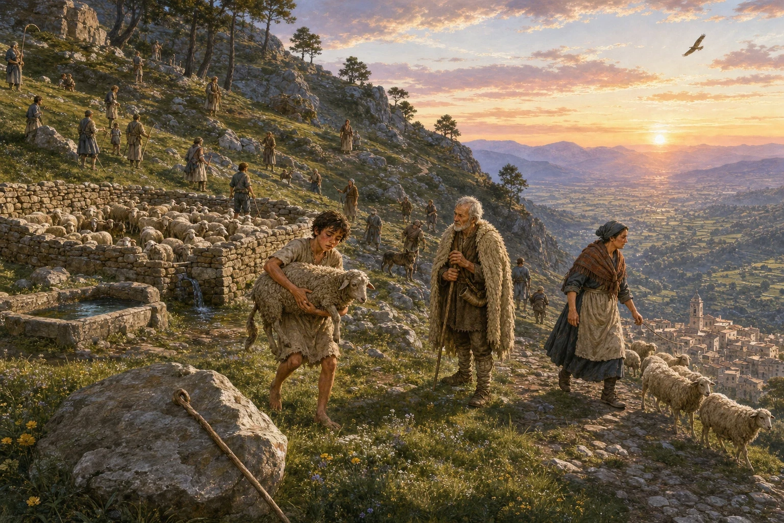 In the morning the whole village came up — all of them, at first light, without anybody having to shout anything — and they spent three days on that mountain… In the morning the whole village came up — all of them, at first light, without anybody having to shout anything — and they spent three days on that mountain…