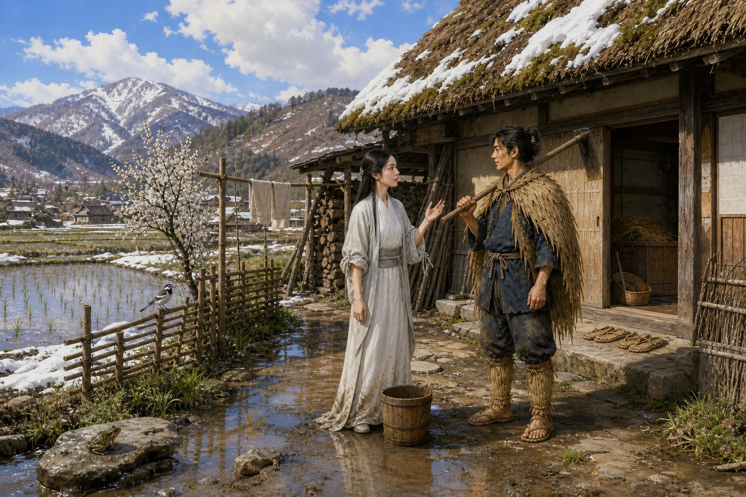 They were married in the spring. She worked as hard as he did and she never once said where she had come from, and he found after a while that he had stopped… They were married in the spring. She worked as hard as he did and she never once said where she had come from, and he found after a while that he had stopped…