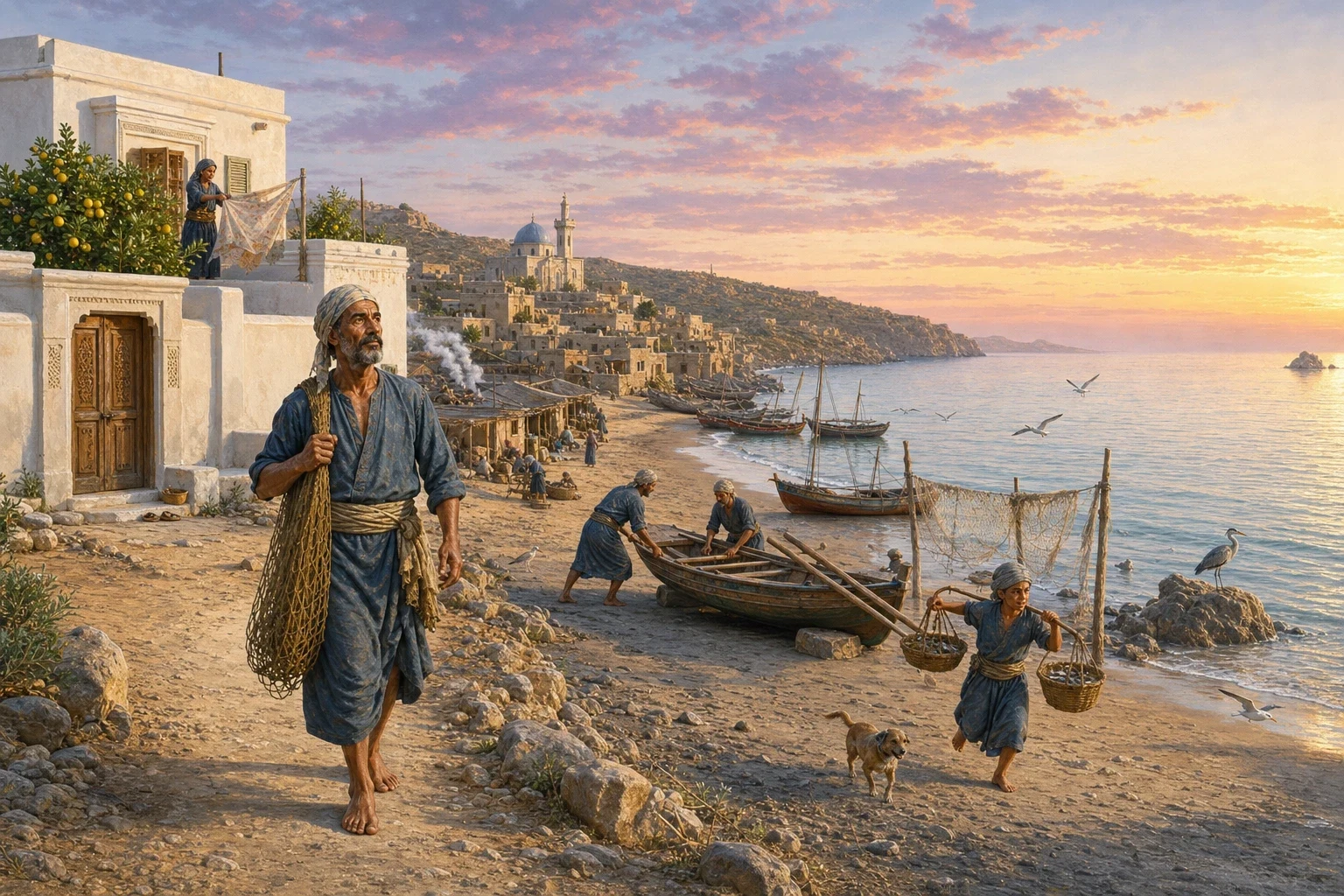 The Sultan's business in the mountains ended well, and when he came back he did not forget where the fish had come from.