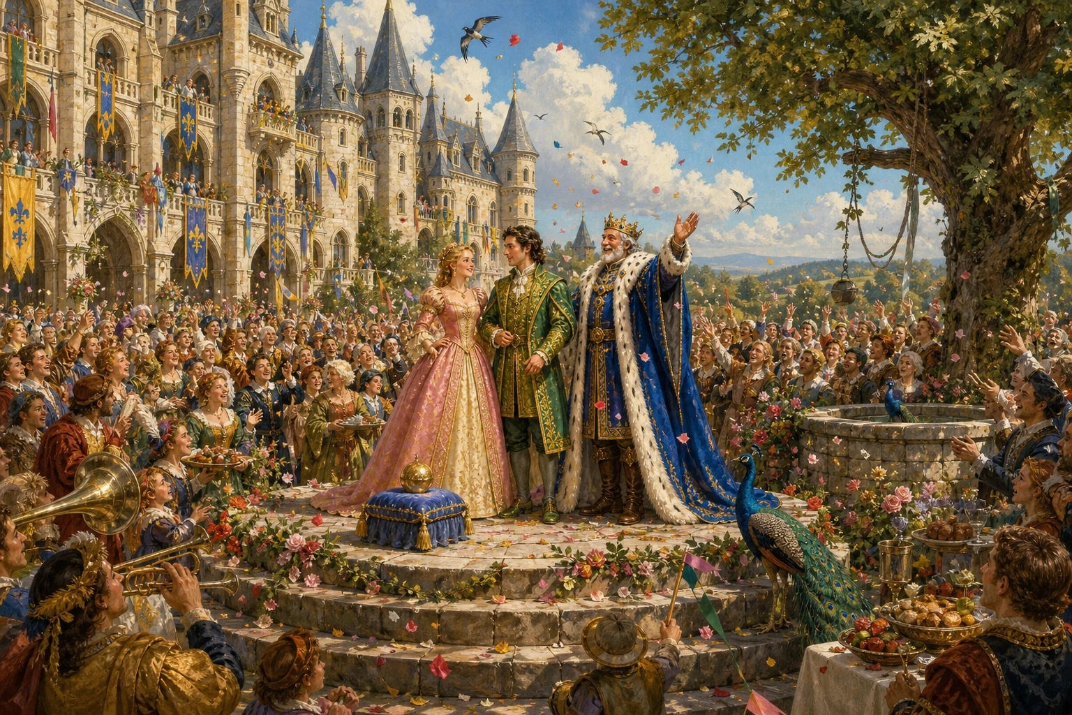 The whole palace rejoiced to learn the truth, and the wise old king was prouder of his daughter than ever — not for finding a prince, but for learning, in the… The whole palace rejoiced to learn the truth, and the wise old king was prouder of his daughter than ever — not for finding a prince, but for learning, in the…