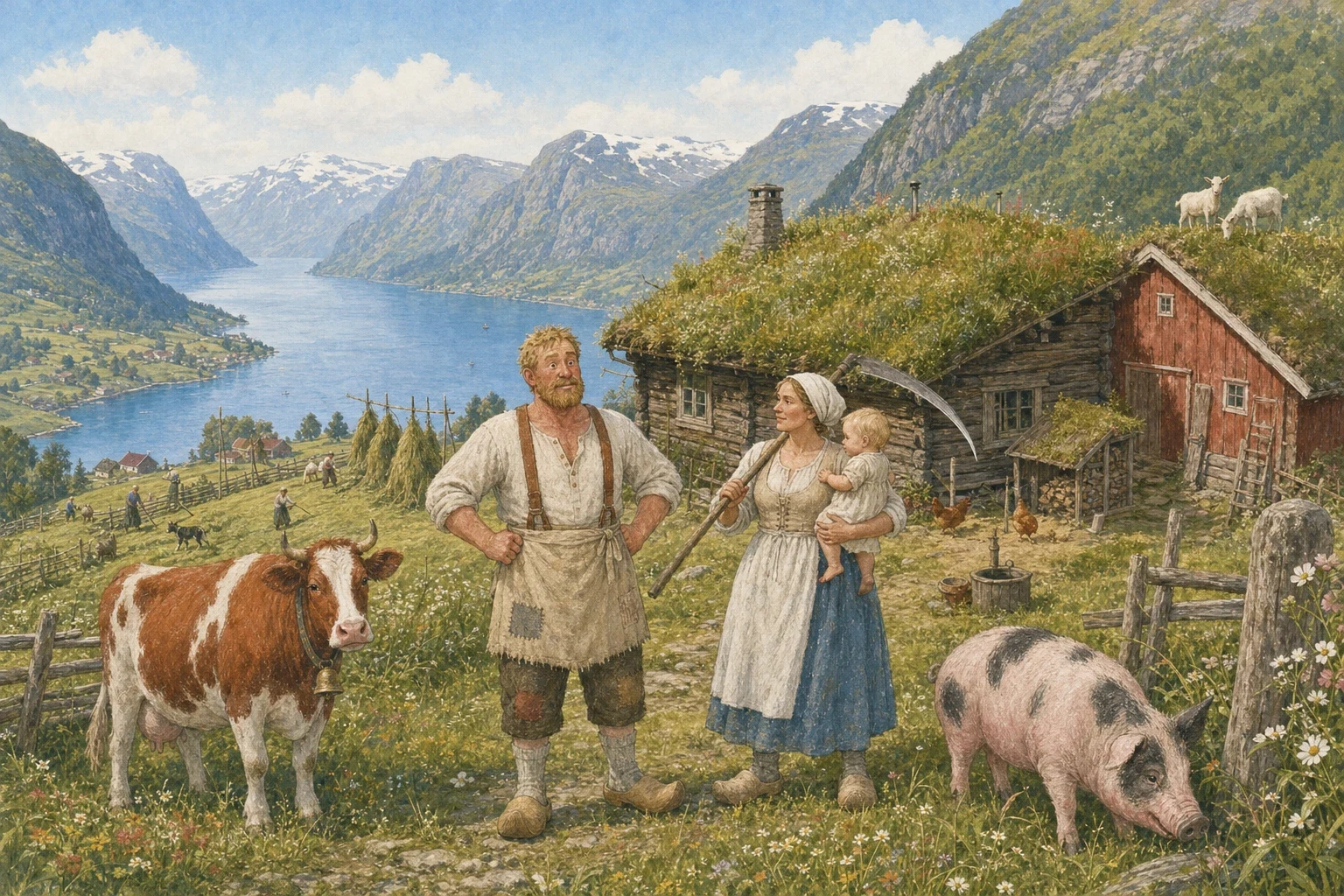 The Husband Who Was to Mind the House — book cover — Wonder Books