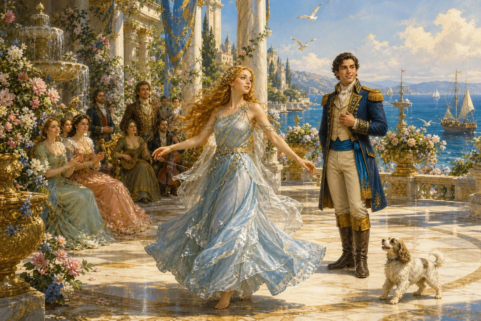 The little mermaid came to live at the prince's palace, where everyone marvelled at the lovely silent stranger. She could not speak a single word, but she… The little mermaid came to live at the prince's palace, where everyone marvelled at the lovely silent stranger. She could not speak a single word, but she…