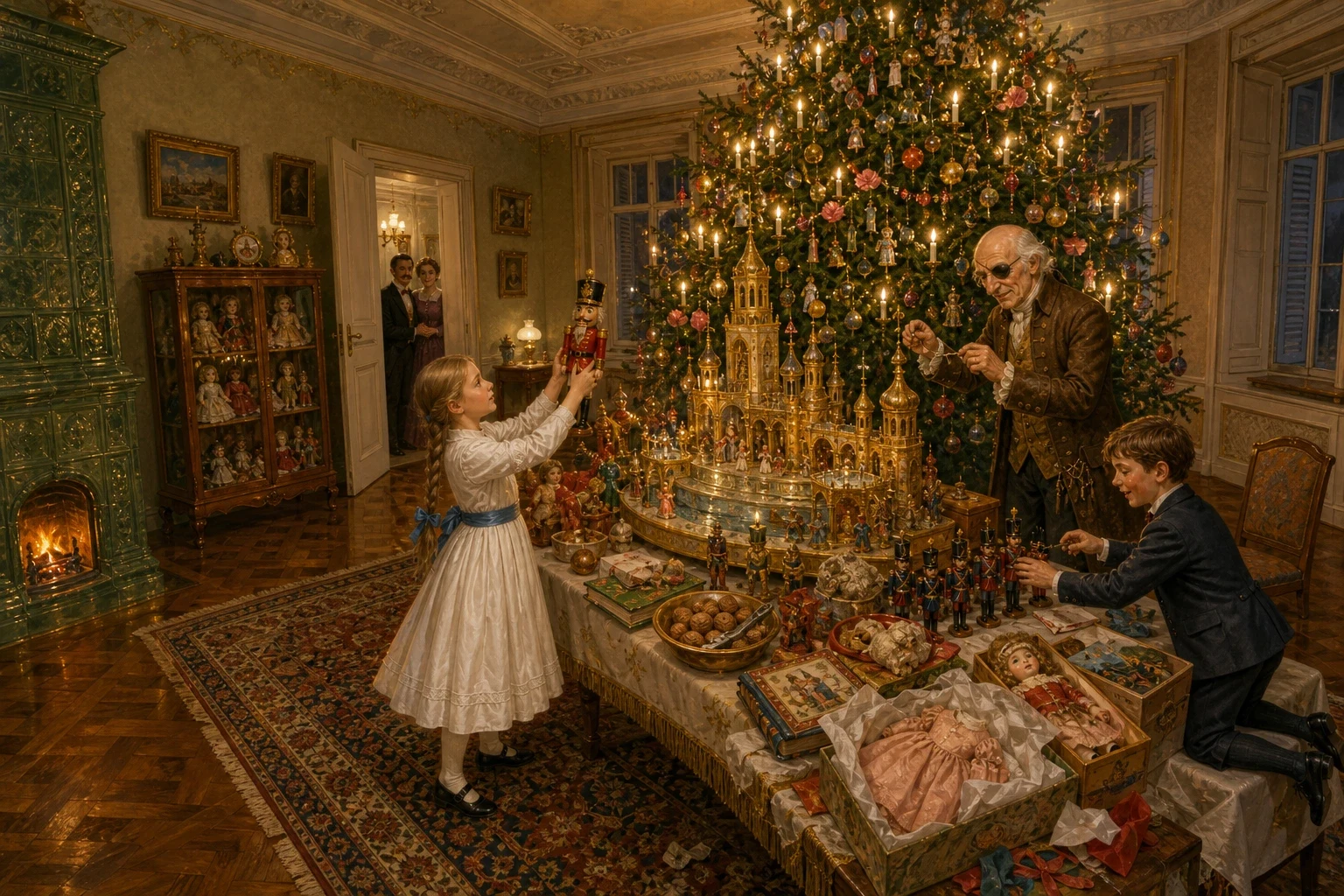 The Nutcracker — page 2 illustration — Wonder Tales The Nutcracker — page 2 illustration — Wonder Tales