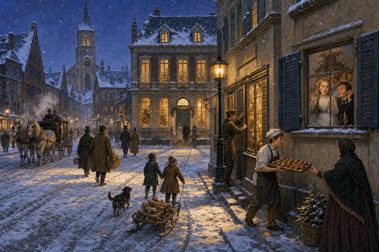 On the twenty-fourth of December, in a town in Germany, the children of Judge Stahlbaum were not allowed into the big parlour all day long. On the twenty-fourth of December, in a town in Germany, the children of Judge Stahlbaum were not allowed into the big parlour all day long.