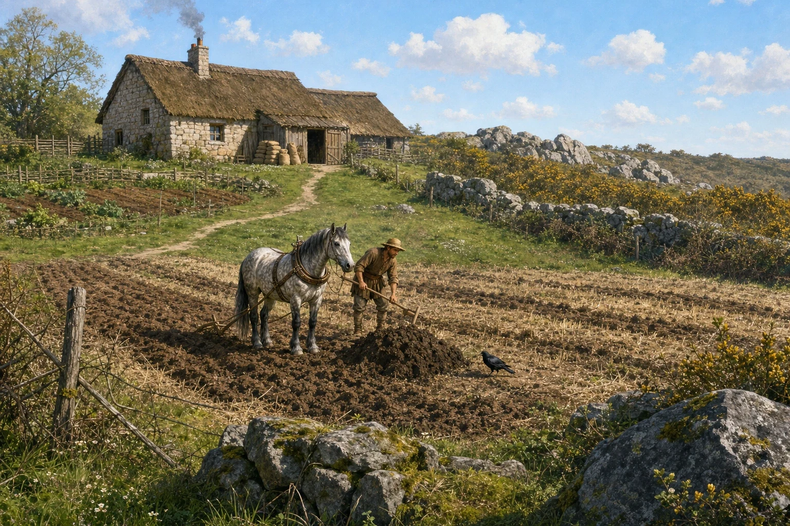 Long ago, in a small village, there lived a peasant who was known for being a clever man — the kind who always seemed to land on the better side of any bargain… Long ago, in a small village, there lived a peasant who was known for being a clever man — the kind who always seemed to land on the better side of any bargain…