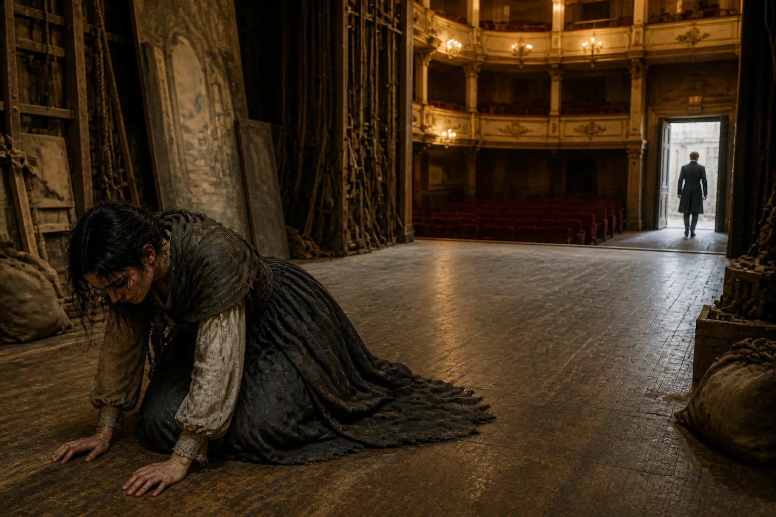 Dorian brought his friends Basil and Henry to see Sibyl act one evening, eager to show them the wonder he had found. But that night something had gone wrong…