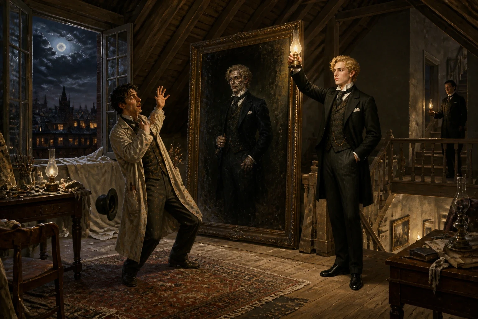 Basil Hallward had heard ugly rumors about Dorian for years and refused to believe them, until one night he came to Dorian's house to ask him plainly whether…