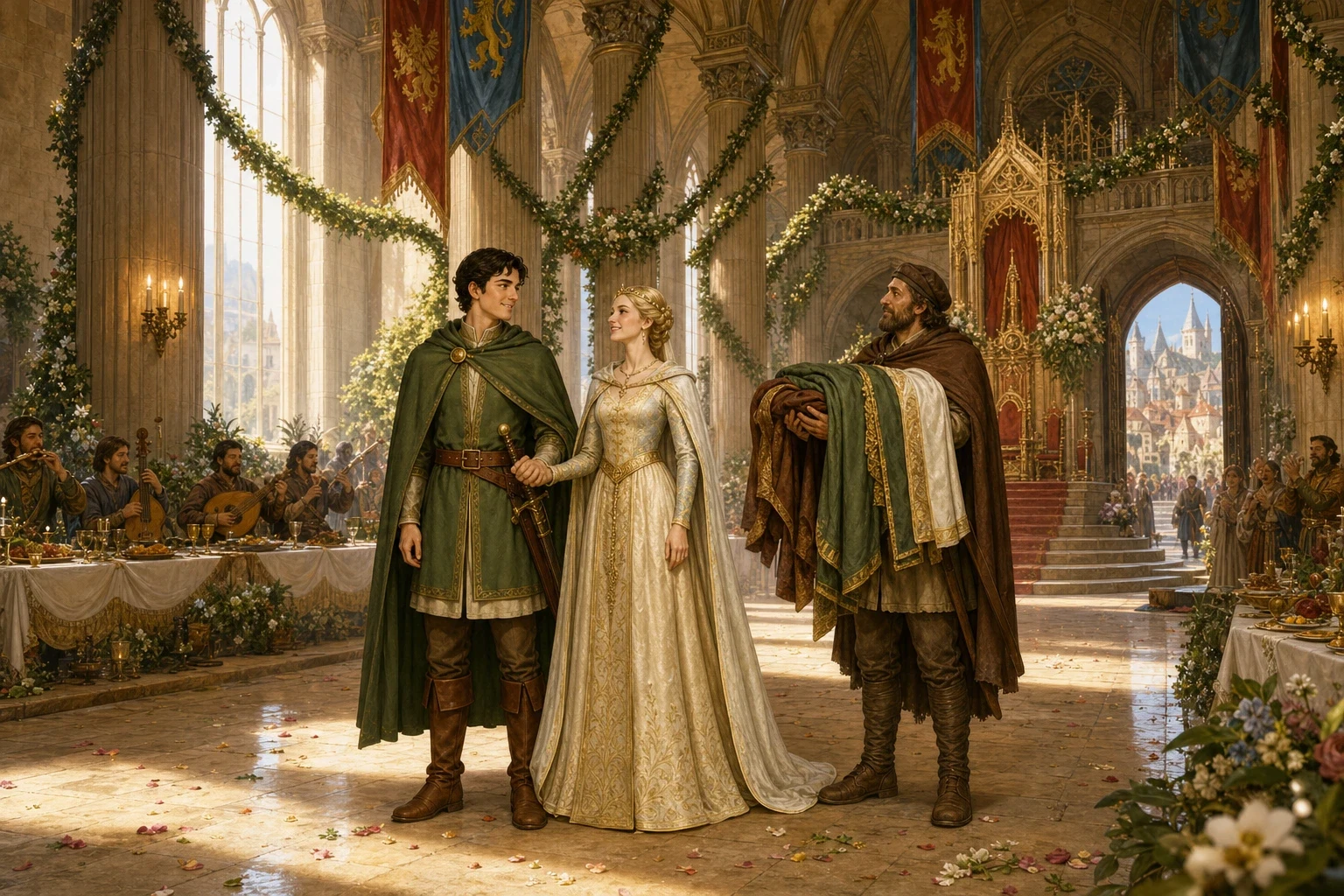 The next morning the princess told the judges she had guessed the riddle, certain she had won. But the prince asked to be heard first, and told them plainly… The next morning the princess told the judges she had guessed the riddle, certain she had won. But the prince asked to be heard first, and told them plainly…