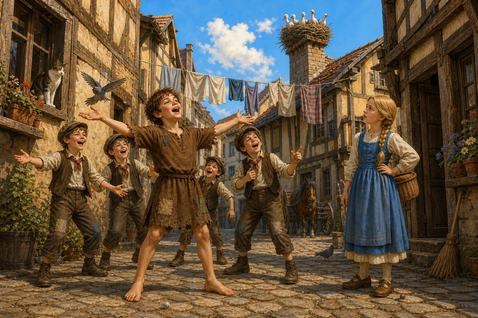 The Storks — book cover — Wonder Tales The Storks — book cover — Wonder Tales
