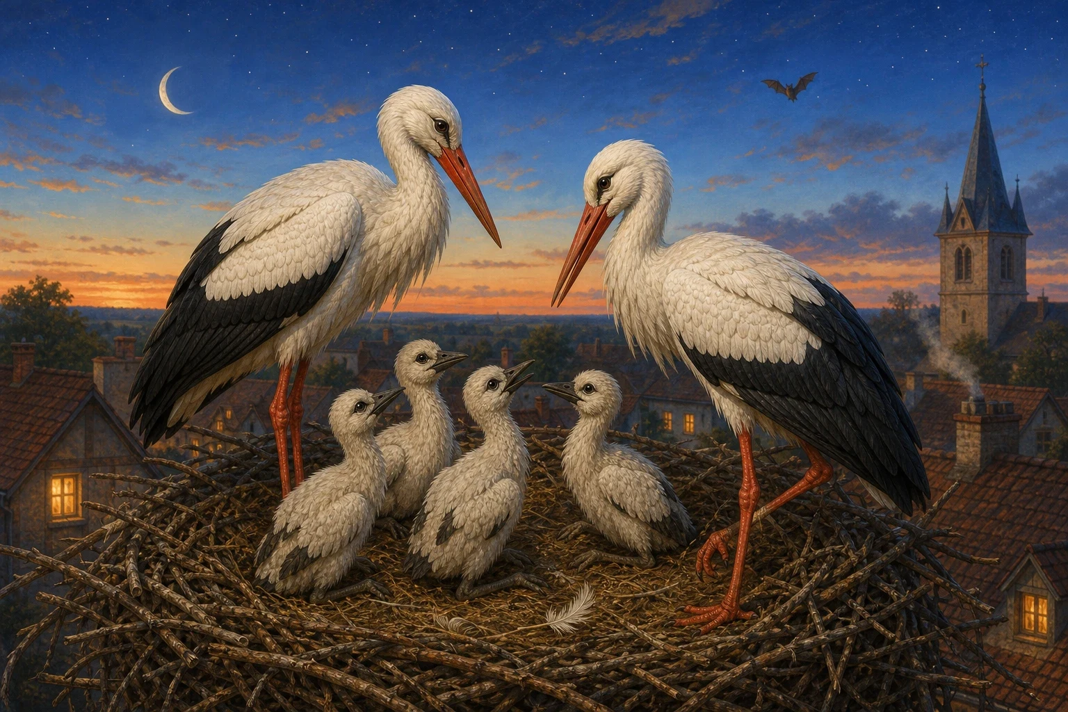 The father stork listened to everything and thought for a long while. His wife wanted every boy who had sung the unkind song to be punished the same way when… The father stork listened to everything and thought for a long while. His wife wanted every boy who had sung the unkind song to be punished the same way when…