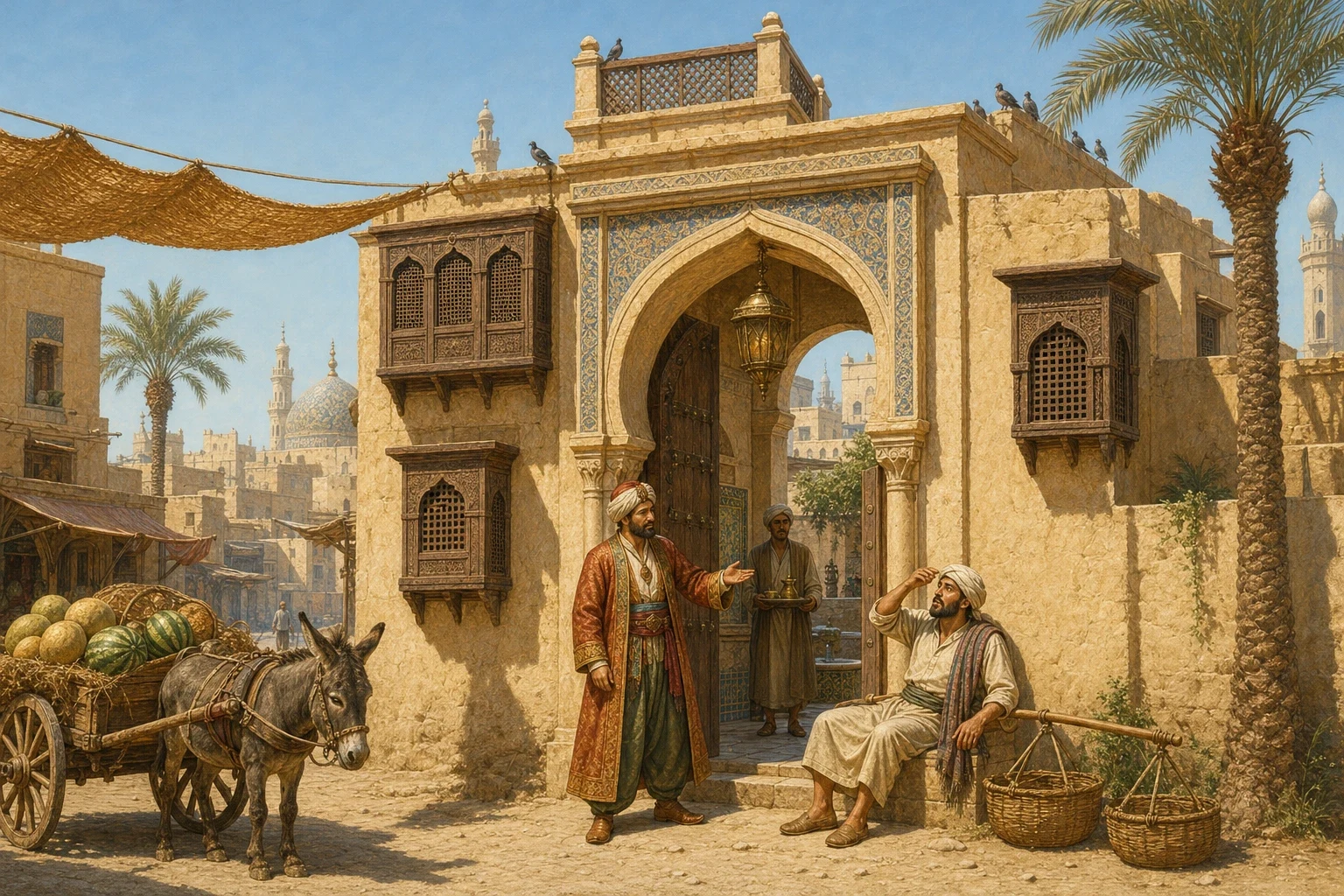In the great city of Baghdad there once lived a rich merchant named Sinbad, who was called Sinbad the Sailor, because in his younger days he had made seven long…