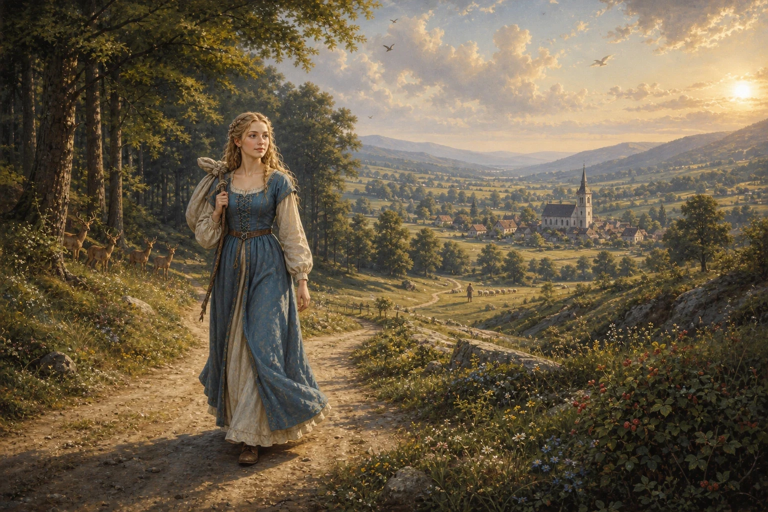 The years passed, and Elisa grew into a gentle and lovely young woman. When at last she was old enough, her one wish was to find her lost brothers, and so she…