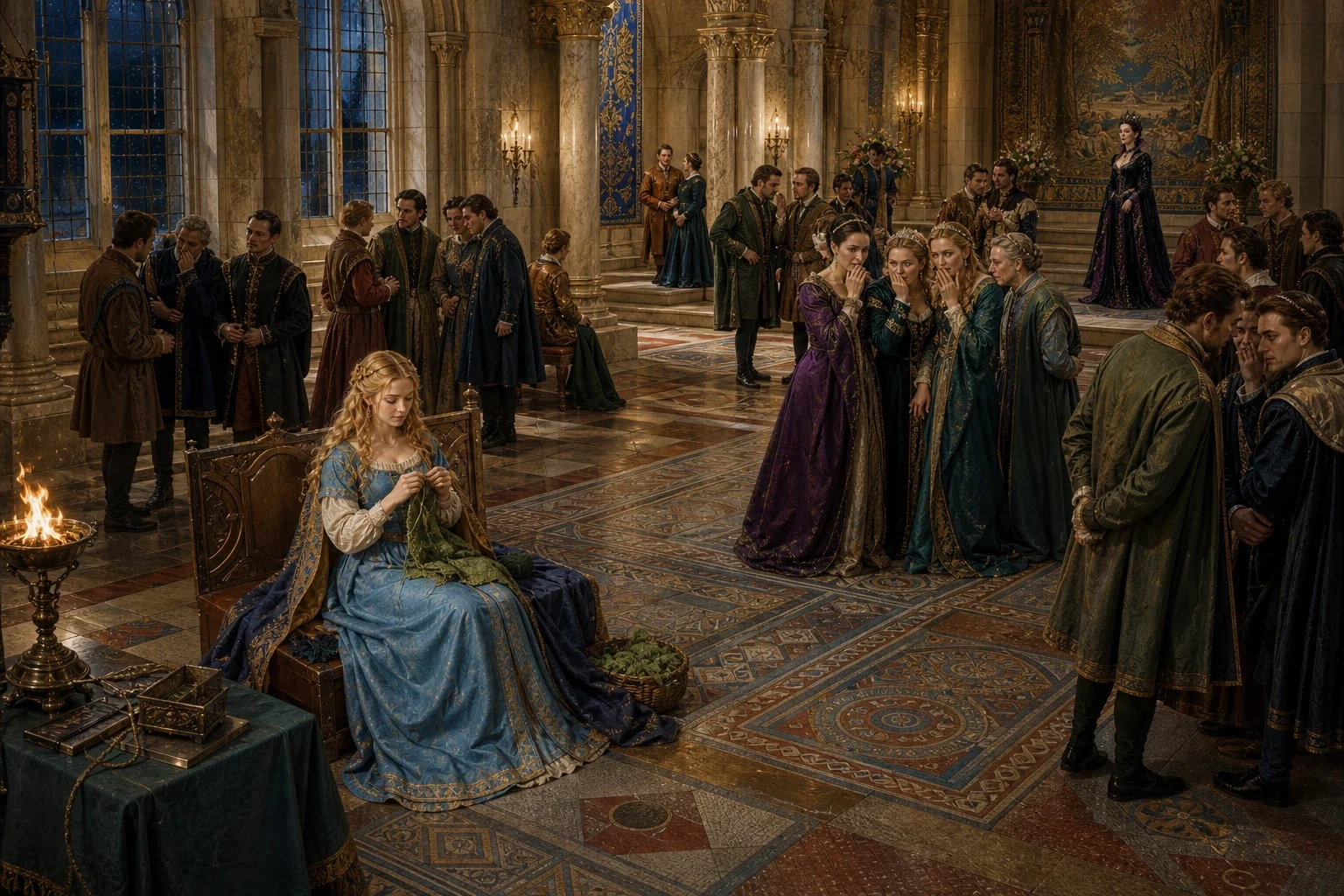 Elisa lived as the young king's silent queen, loved by him but gazed upon with suspicion by others — for she kept so strangely silent, and crept out at night to…