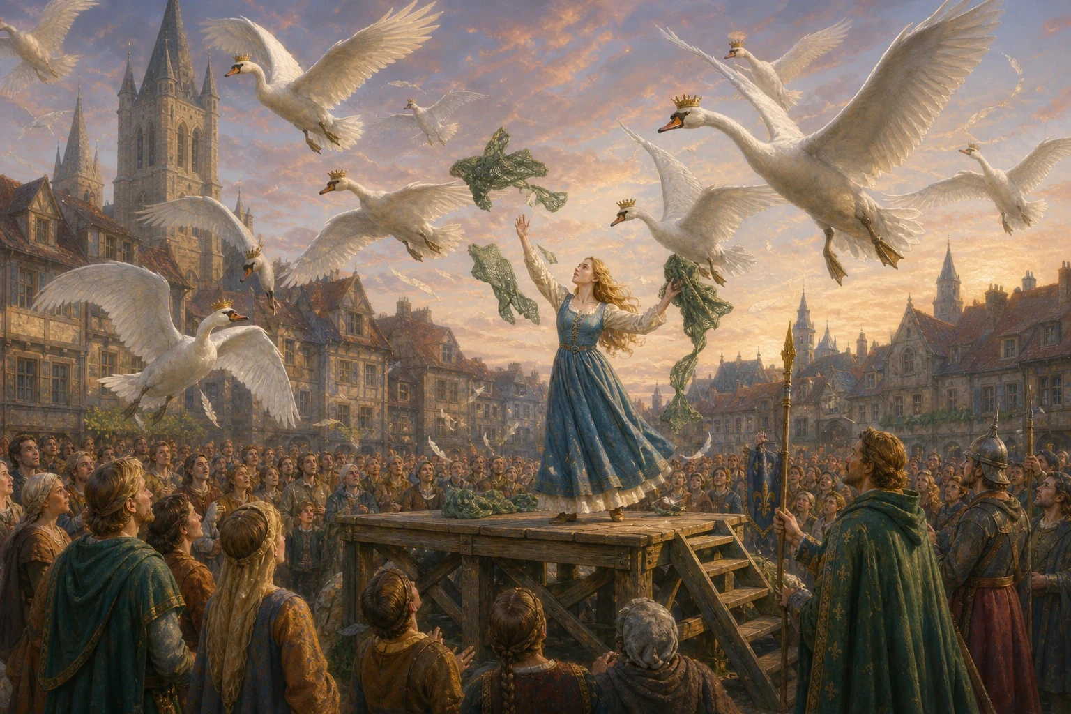 At last the whispers won, and the gentle queen was condemned as a witch and led out at dawn to be judged before the people — all for a crime she had never…
