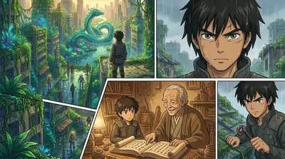 He remembered the old scrolls his grandfather had shown him, tales of ancient spirits guarding the city's heart. Legends, he'd thought. He remembered the old scrolls his grandfather had shown him, tales of ancient spirits guarding the city's heart. Legends, he'd thought.
