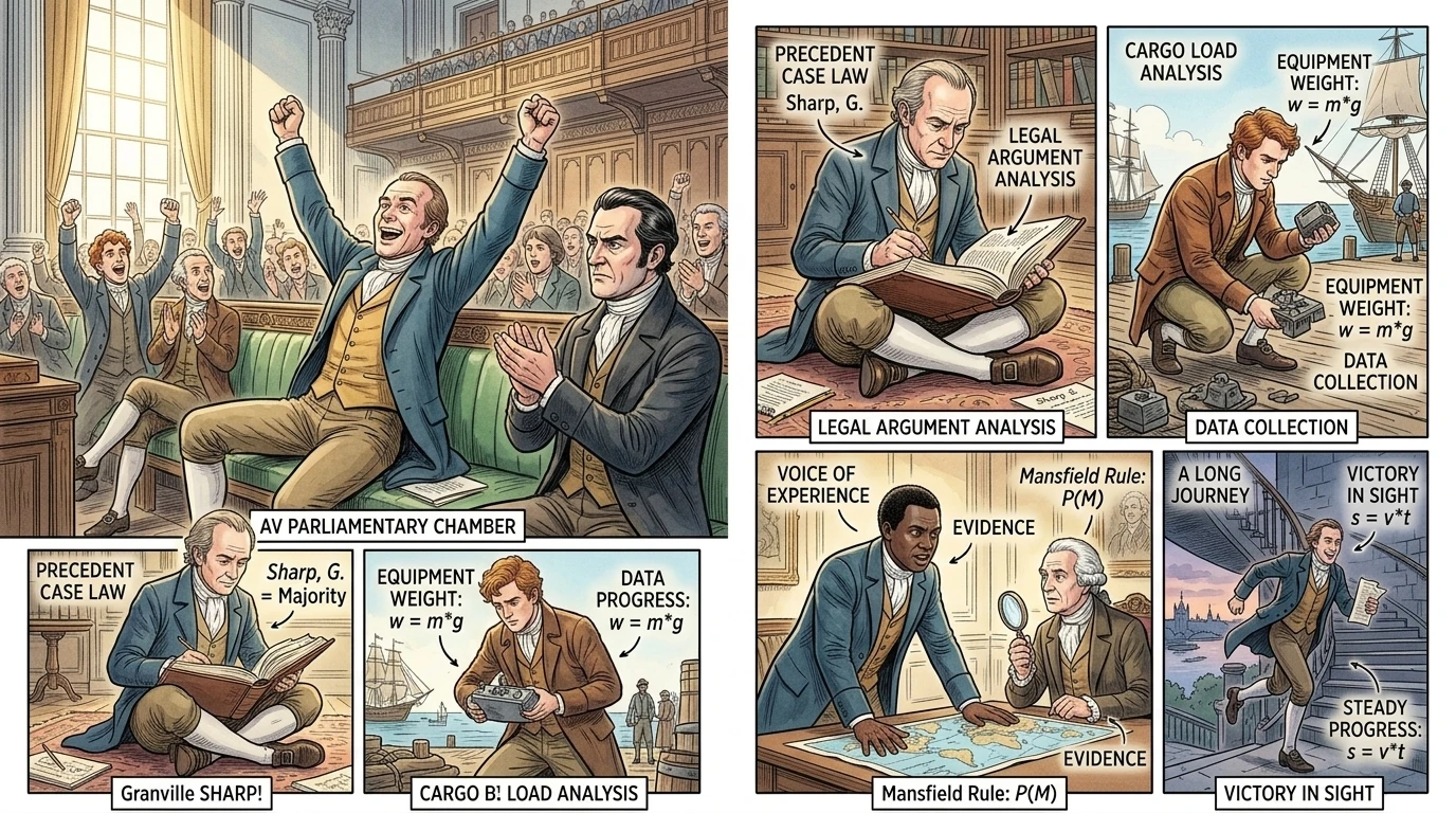 Finally, the moment arrived. The vote was called. Members lined up, their faces etched with anticipation. The Ayes had it! The Slave Trade Act of 1807 passed!