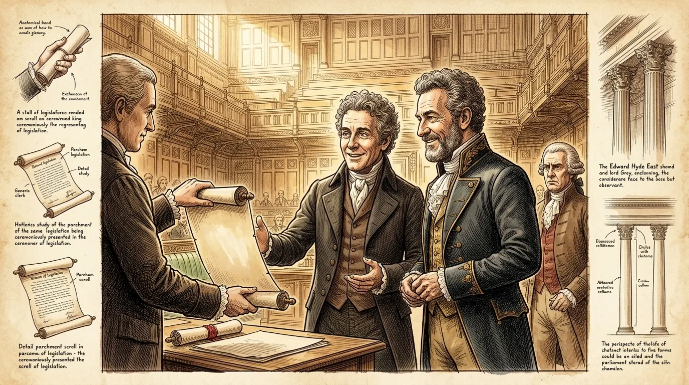 On August 28, 1833, the British Parliament, urged by figures like William Wilberforce, champion of abolition, and Lord Grey, who steered the bill, passed the… On August 28, 1833, the British Parliament, urged by figures like William Wilberforce, champion of abolition, and Lord Grey, who steered the bill, passed the…