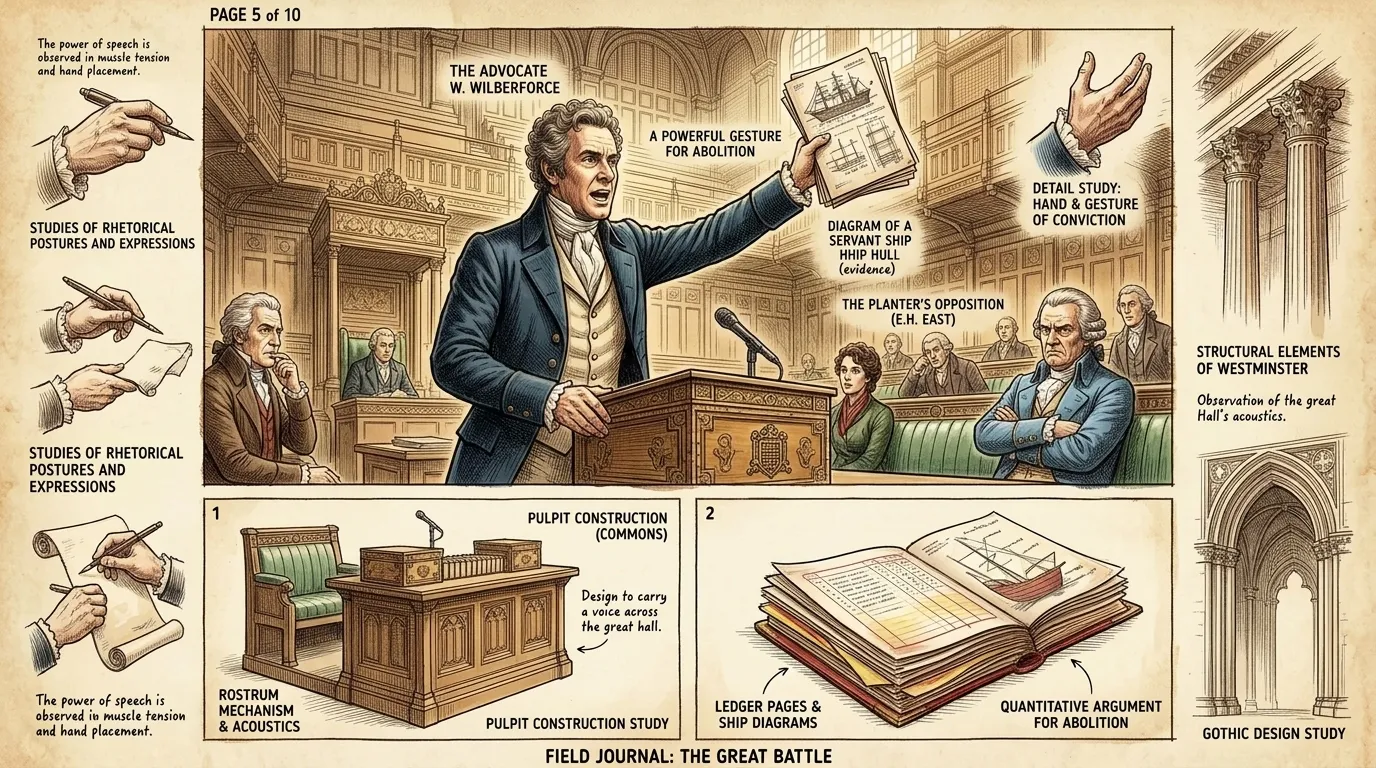 William Wilberforce spent decades battling in Parliament. Year after year, he presented evidence. He faced fierce opposition from plantation owners and those… William Wilberforce spent decades battling in Parliament. Year after year, he presented evidence. He faced fierce opposition from plantation owners and those…