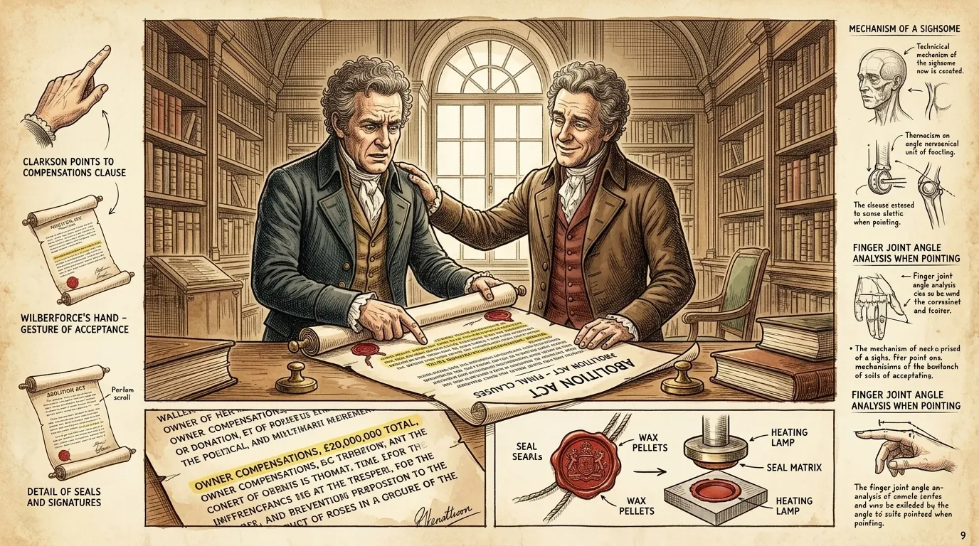 On August 28, 1833, the Slavery Abolition Act was passed, but it included compensation for slave owners. Clarkson was dismayed, but Wilberforce saw it as a… On August 28, 1833, the Slavery Abolition Act was passed, but it included compensation for slave owners. Clarkson was dismayed, but Wilberforce saw it as a…