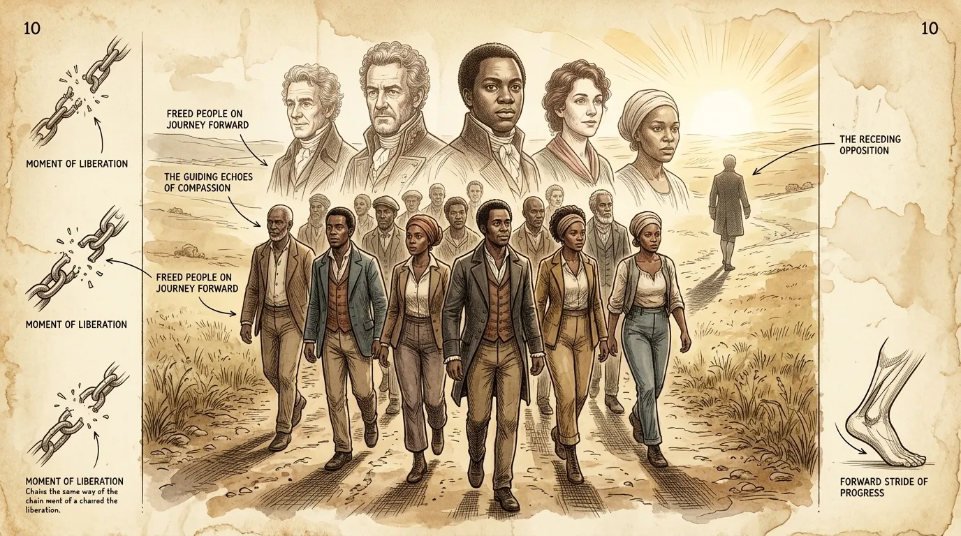 The Act freed enslaved people in most British colonies, but it was only a beginning. Generations would continue to fight for full equality. The Act freed enslaved people in most British colonies, but it was only a beginning. Generations would continue to fight for full equality.
