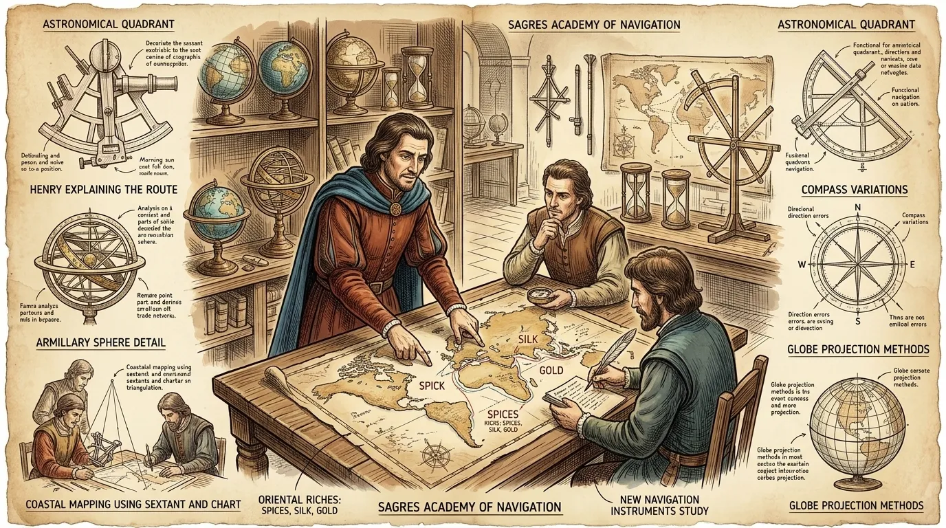 Europe in the 15th century was a continent yearning for new horizons. Prince Henry the Navigator of Portugal established a school of navigation in Sagres… Europe in the 15th century was a continent yearning for new horizons. Prince Henry the Navigator of Portugal established a school of navigation in Sagres…