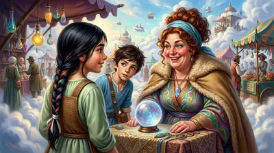Lila, ever the pragmatist, spotted a 'Weather-Guessing' booth nearby. "We can use my ability!" she exclaimed. Lila possessed a peculiar talent: she could… Lila, ever the pragmatist, spotted a 'Weather-Guessing' booth nearby. "We can use my ability!" she exclaimed. Lila possessed a peculiar talent: she could…