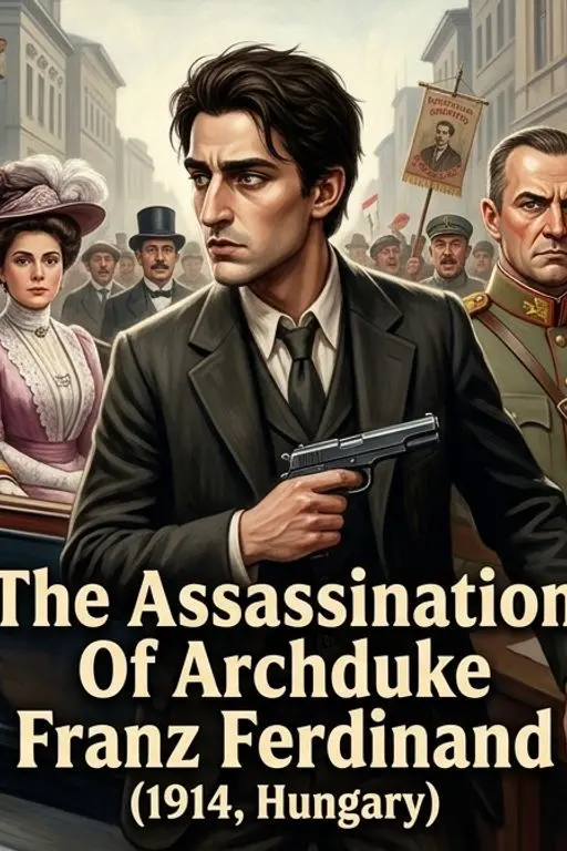 The Assassination of Archduke Franz Ferdinand (1914, Hungary) — book cover — Wonder History