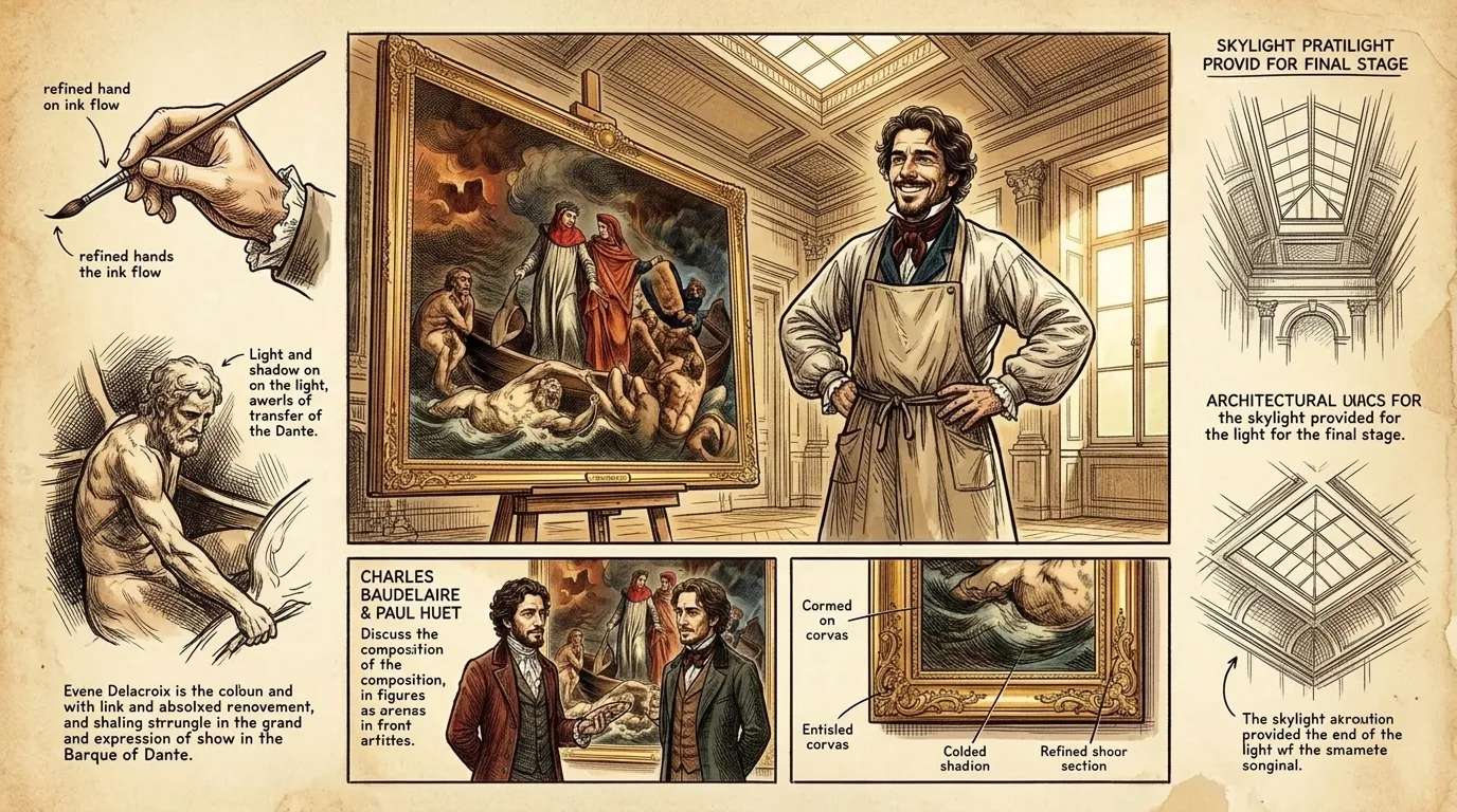 As the last stroke of paint is applied, Eugène takes a step back. All the long days, and nights, have come to fruition. With the work complete, he hopes to move…